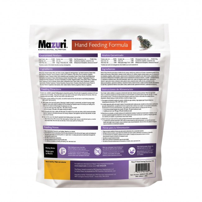 Mazuri® Hand Feeding Formula 5ZM3 (4lb)
