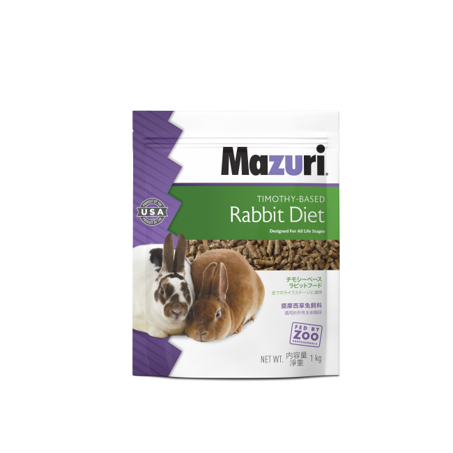Mazuri® Timothy-Based Rabbit Diet 530Q (1kg)
