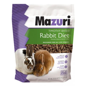 Mazuri® Timothy-Based Rabbit Diet 530Q (5lbs)