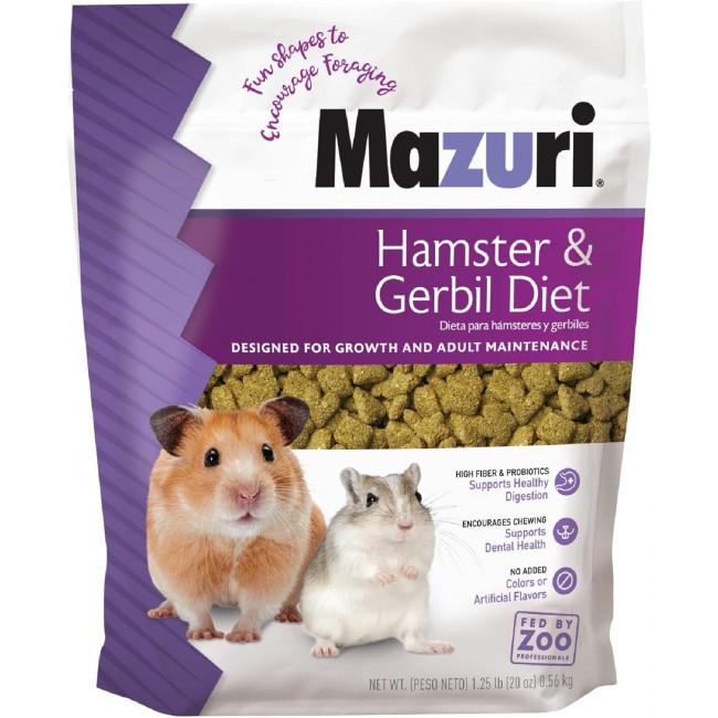 Mazuri® Hamster & Gerbil Diet 5M7V (1.25lb)